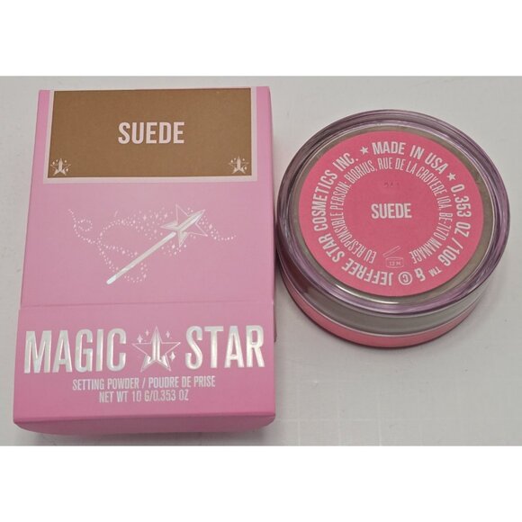 Jeffree Star Magic Star Luminous Setting Powder Authentic Shade Suede 10 g NIB - Picture 2 of 7